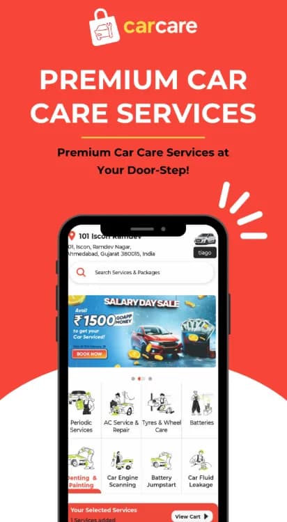 CarCare gained 50+ satisfied users through a seamless and user-focused mobile app design.