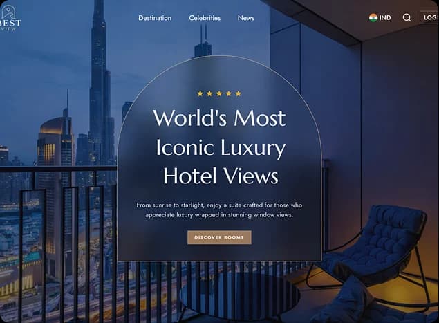 Bestview makes it easy to book hotel rooms with beautiful views