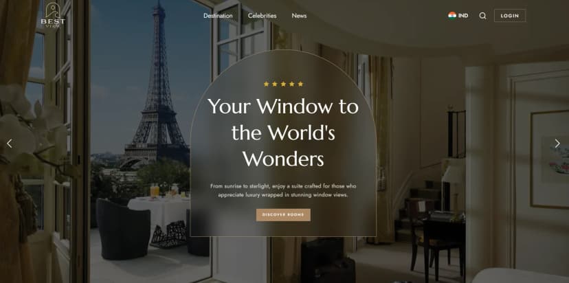Bestview makes it easy to book hotel rooms with beautiful views
