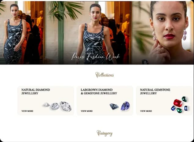 Jinas Jewels presents elegant jewelry collections with a refined online experience