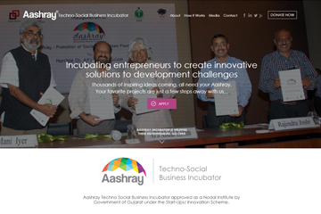 Aashray Incubator Techno Social Business Incubator | PM Communications