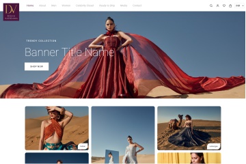 Dv Fashion Studio E-commerce Portal | PM Communications