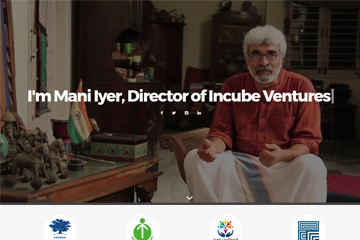 Mani Iyer Founder, Incube Ventures (Portfolio Website ) | PM Communications